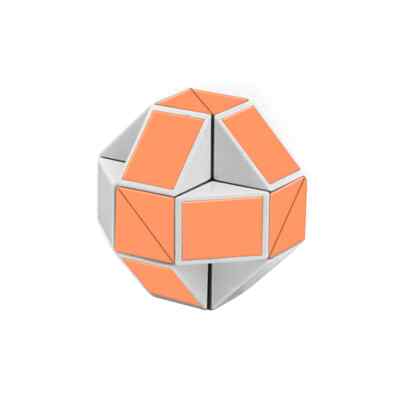CUBIDI® Magic Snake Cube | Jouet de Poche pour Les Enfants de 4 à 8 Ans | Cadeau Anniversaire Enfants invites | Cadeau pour élèves - 36 Blocs | 2,3 mm