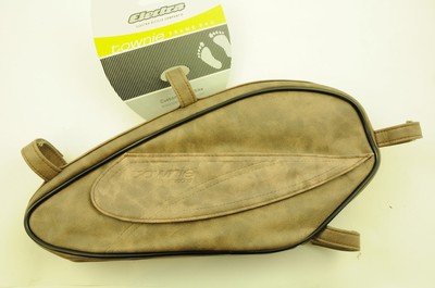 ELECTRA TOWNIE HERREN RAHMENTASCHE USA TYP CRUISER, DRAGSTER KUNSTLEDER NATUR