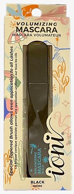 IONI  Cali Beauty  Volumizing TaperedBrush Mascara (Black) NIB - FastShip + Gift