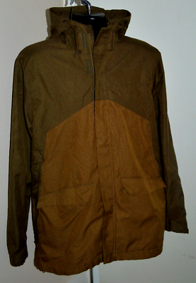 #ad CHAMPION 3 IN 1 SYSTEMS JACKET MENS LARGE BROWN w Hood No Liner vgc L19 $23.99