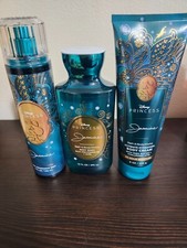 Bath  Body Works Wash Cream Fragrance Mist Set Lot of 3 Disney Princess JASMINE