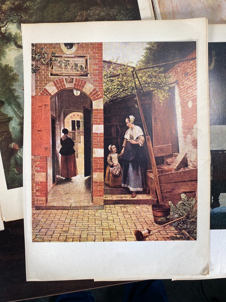 Craft Lot of 80+ Art History Antique Book Illustrations Paintings