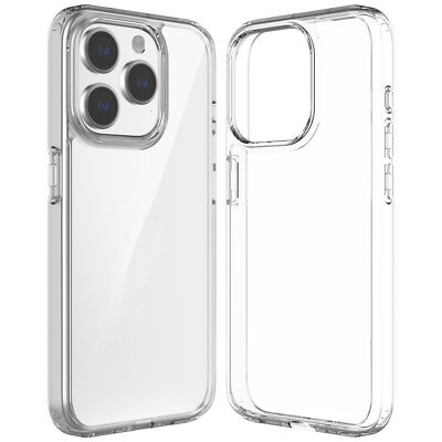 Transparent TPU Hülle für iPhone 16 15 14 Pro Pro Max Plus Stoßfeste Handy Hülle