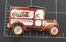 Large Coca Cola Vintage Delivery Van Pin
