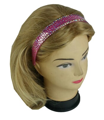 6 pcs Star design Hair Headband with stones for Women Girl color assorted