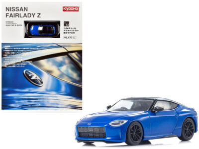 Kyosho Nissan Fairlady Z RHD Seiran Blue W/Mini Book 1