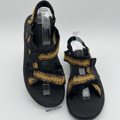 Ocean Pacific Navy/Orange Sandals Sz 9D Adjustable Hook & Loop Straps NOS in Box