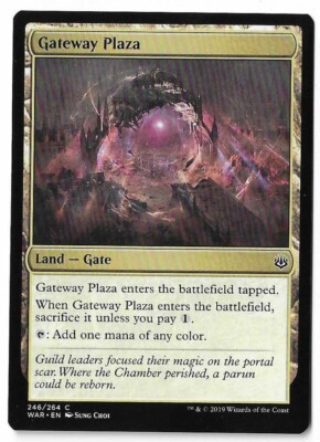 mtg war of the spark card return those cards to your hand MTG Gateway Plaza War of