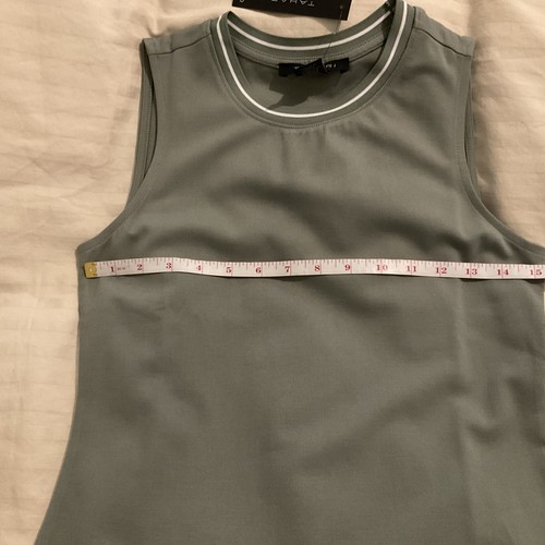 TAHARI ÄRMELLOSES TOP OLIVGRÜN NEU MIT ETIKETT DAMEN EXTRA SMALL - Bild 3 von 6