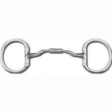 Myler Eggbutt without Hooks Low Port Comfort Snaffle MB 04, 5 1/2"