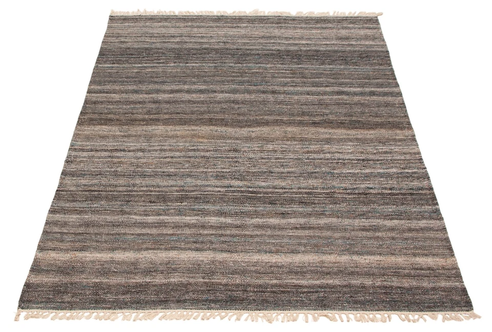 Vintage Hand Woven Traditional Kilim Rug 5'3" x 7'4" Oriental Wool Carpet - Image 3 of 4