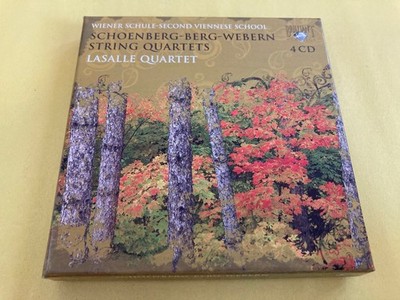 Schoenberg Berg Webern String Quartets LaSalle Quartet 4CD Classical Brilliant
