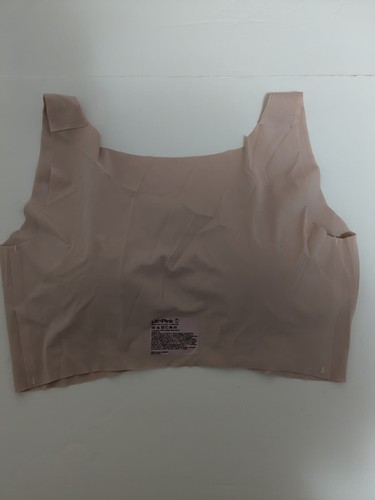 Bralette Inalámbrico Sin Costuras L Rosa Claro Cuello Redondo Elástico Hecho en Colombia - Imagen 7 de 11