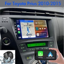 For Toyota Prius 2010-2015 Apple Carplay Car Stereo Radio Android 15 GPS Navi BT