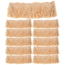  12 Pcs Mini Hay Roof Straw Thatch Artificial Decoration DIY Fairy
