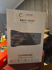 CopperVibe Vibration + Heat Therapy Back Wrap Vibrating Heating Massager