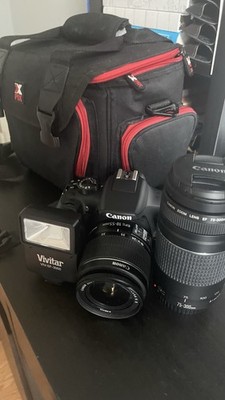 Canon EOS Rebel T6 DSLR Digital Camera Kit Black, 18-55mm 75-300mm