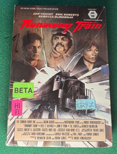 Runaway Train 1985 Action Betamax Jon Voight Eric Roberts MGM Book Box Beta