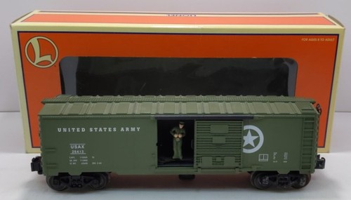 Coche de carga operativo Lionel 6-26776 calibre O ejército de Estados Unidos #26413 LN/caja | Condition: Used