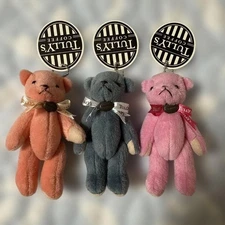 Tully's Coffee Bear Salmon Pink Navy Pink