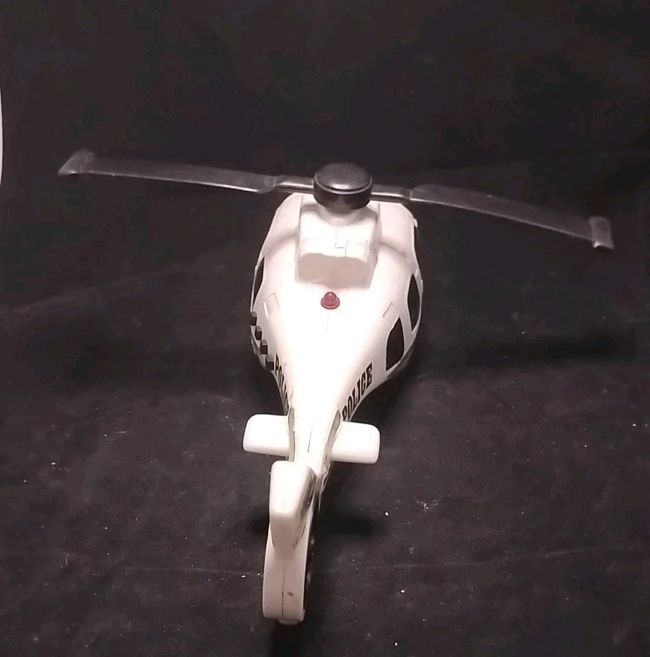 BUDDY L SUPER BRUTE WHITE POLICE RESCUE FORCE HELICOPTER Doesn't Work. - Image 4 of 4