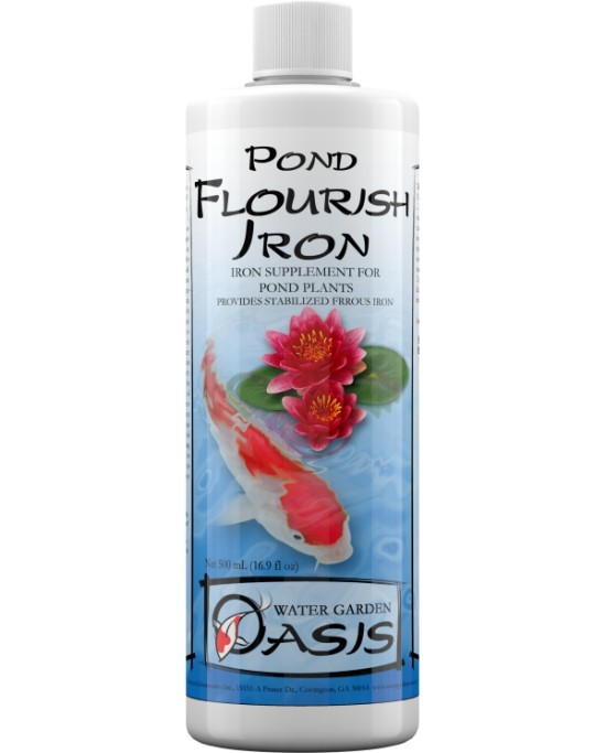 Fer pour plantes de bassin Seachem Pond Flourish Iron, supplément liquide nutriments 500mL