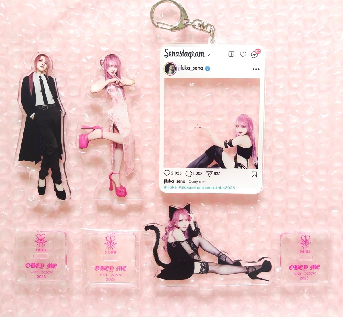JILUKA Sena Obey me Birthday Limited Acrylic Items Complete set