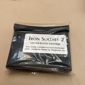 Atari Jaguar CD Iron Soldier 2 1997 Complete Box Manual Limited Edition