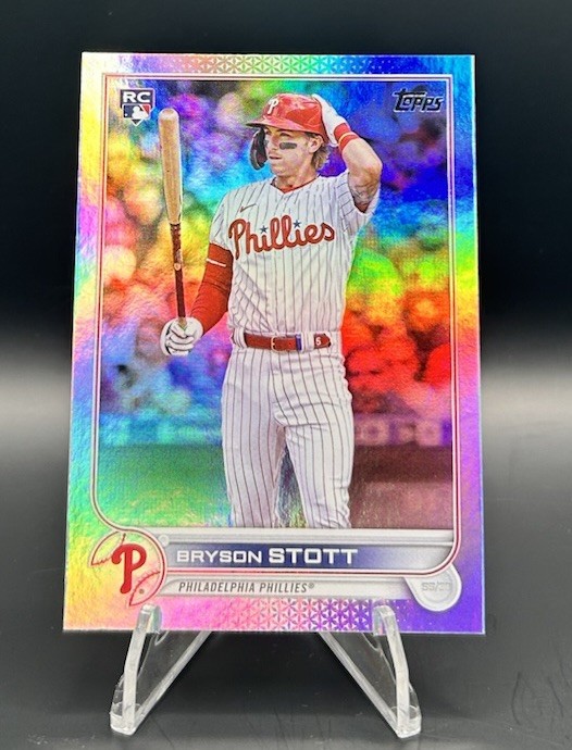 2022 Topps Update Bryson Stott Rookie Rainbow Foil #US224 Philadelphia Phillies