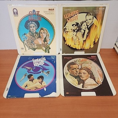 Lot Of 4  CED FANTASTIC VOYAGE CASALANCA WHITE HEAT CAT BALLOU
