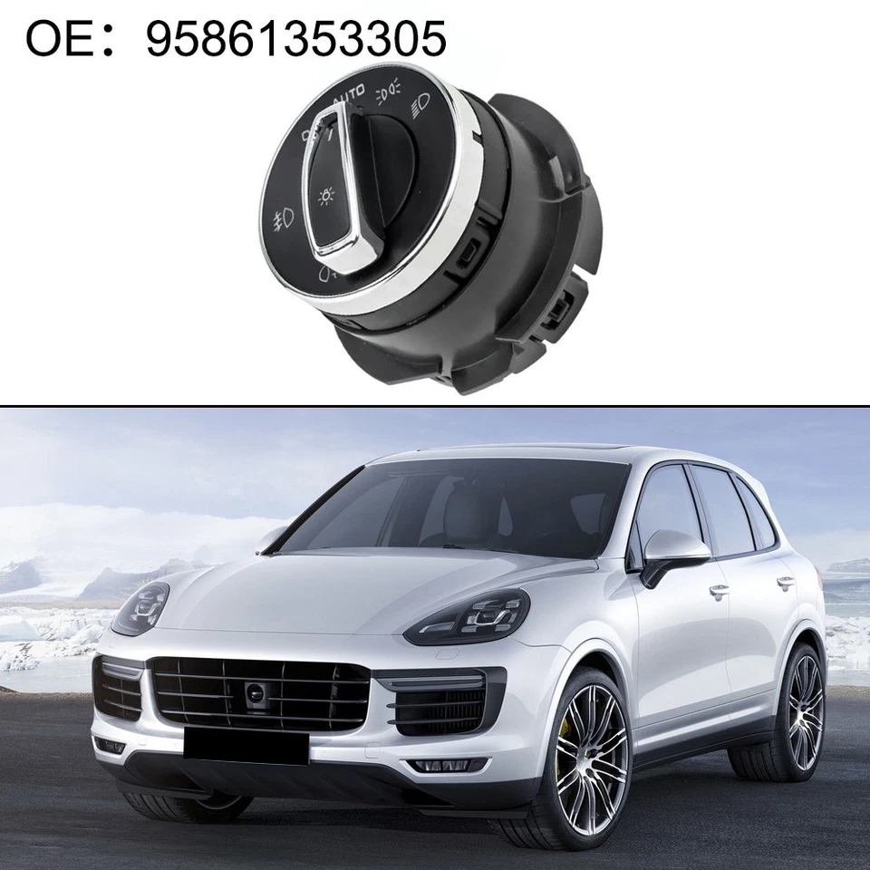 Switch for Porsche For Cayenne For Macan Headlight Functionality 95861353305 - Image 2 of 4