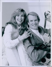 1993 Daytime Talk Show John & Leeza From Hollywood Tesh & Gibbons Tv Photo 7x9