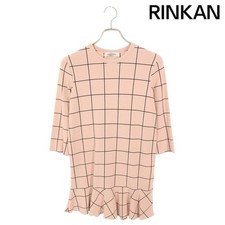 Valentino NB2KC0168BT Check Knit Dress Women's Small