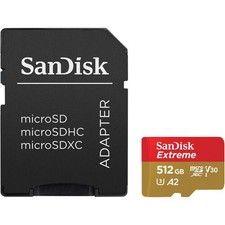 SanDisk Extreme 512 GB UHS-I microSD