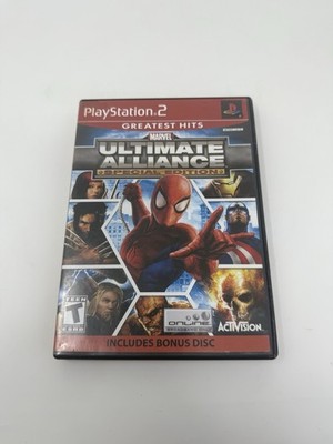 Marvel Ultimate Alliance Special Edition + Bonus Disc (Sony Playstation 2) CIB