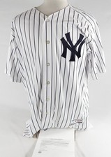 2017 New York Yankees J.P. Feyereisen #83 Game Used White Jersey ST Opening Day