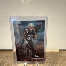 Panini 2025 Absolute Football TreVeyon Henderson Patriots Rookie By Storm #19