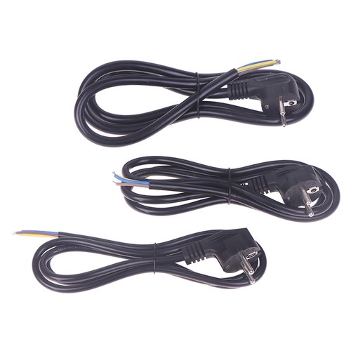1Pcs 1.5/1.8M EU Plug Power Cable 3Pin 0.75/0.5/1.0/1.5/2.5 Copper Power Wire - Afbeelding 8 van 22