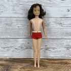 Vintage 1963 Mattel Straight Leg Dark Brunette Skooter Doll Made In Japan