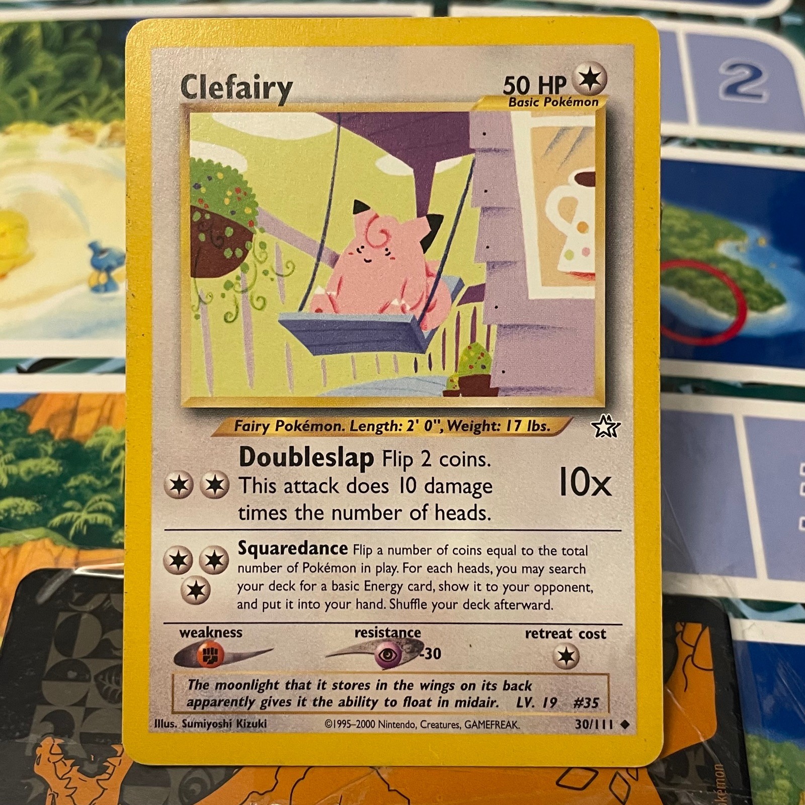 Clefairy 30/111 Uncommon Neo Genesis Pokemon Unlimited Lightly Played
