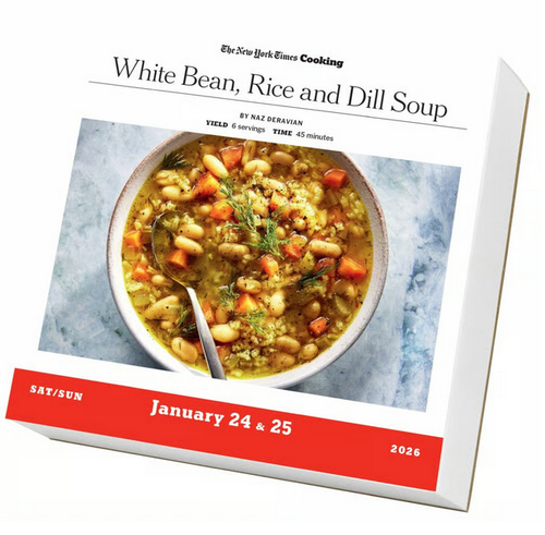 New York Times Cooking Page-A-Day Daily Desk/Boxed Calendar 2026, NEW! - Picture 2 of 5
