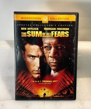 The Sum of All Fears (DVD, Wide, Sp. Collectors Ed.) W/ Case & Inserts Tested