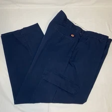 Red Kap Men's Industrial Cargo Pants Size 38x29 Navy Blue PT88NV2 Used