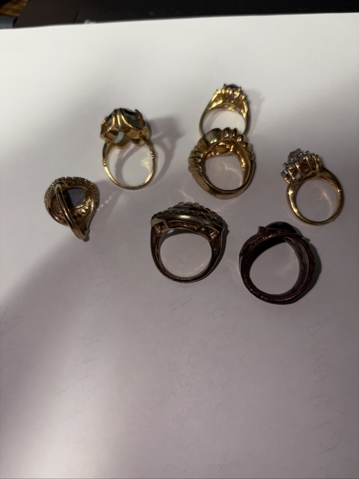 electroplated ring lot - image 2