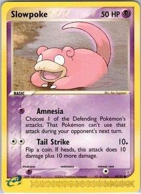 Slowpoke Common Team Magma vs Team Aqua #45/95
