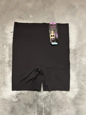 MAIDENFORM Cool Comfort Smoothing firm shaping shorty 2XL NEW Black