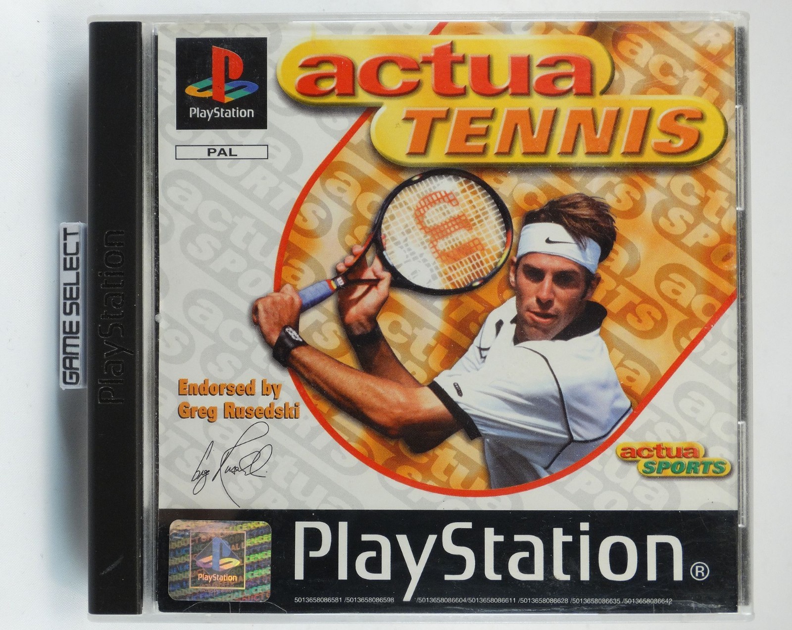 Actua Tennis Sony PLAYSTATION 1 2 3 PS1 PS2 PS3 PSONE PAL ITA