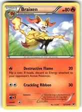 Braixen Uncommon XY - Fates Collide 12/124 NM