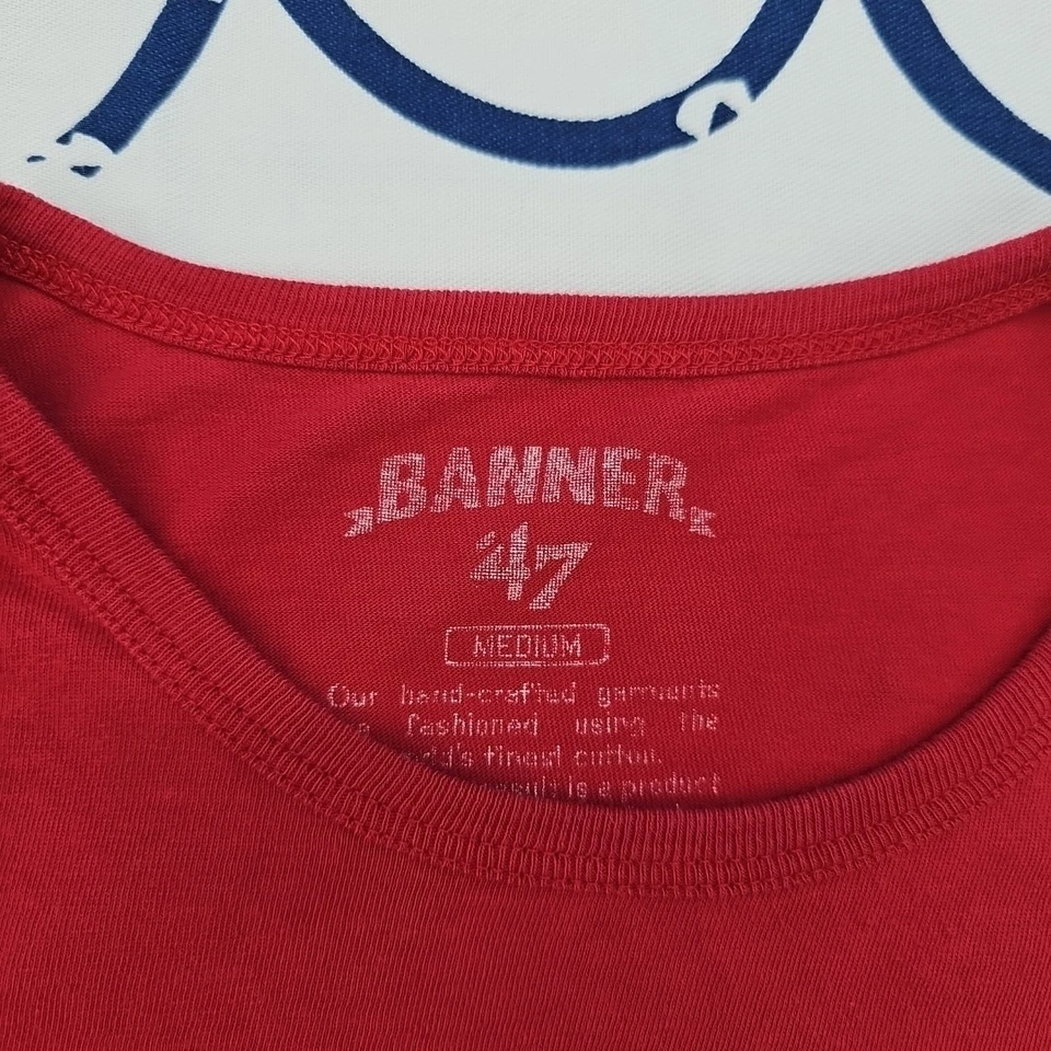 Camiseta vermelha feminina University Of Nebraska Cornhuskers por Banner 47 tamanho M - Imagem 3 de 4