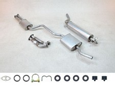 Auspuff Set komplett Neu f&uuml;r Mercedes Benz W123 S123 230 E TE AR MSD ESD